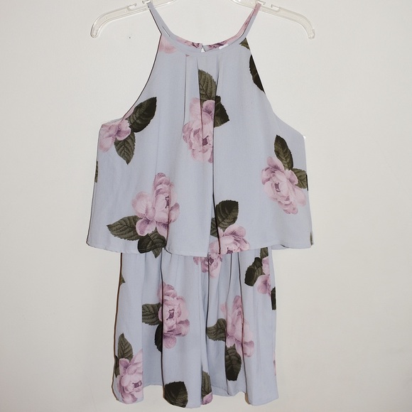 Boutique Floral Print Romper - Picture 1 of 6